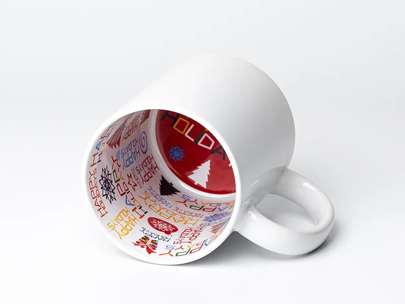 Sublimation Blanks 11oz Motto Mug(HAPPY HOLIDAYS)