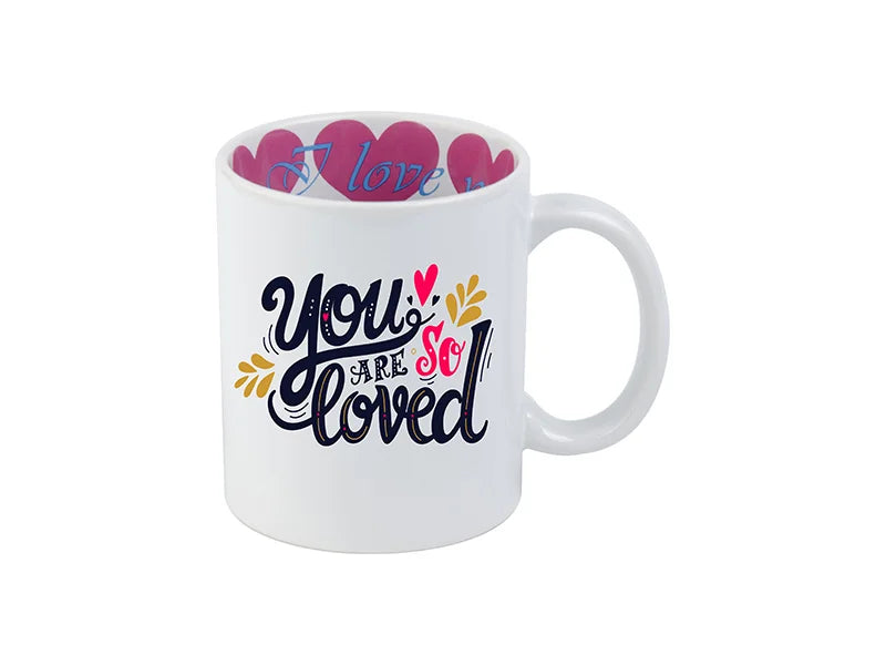 Sublimation 11oz Motto Mug (I LOVE YOU)