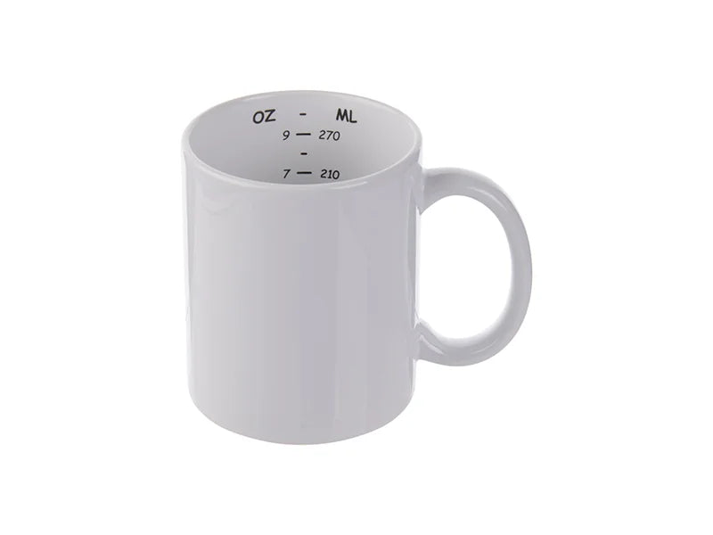 Sublimation 11oz Motto Mug (Measurement)