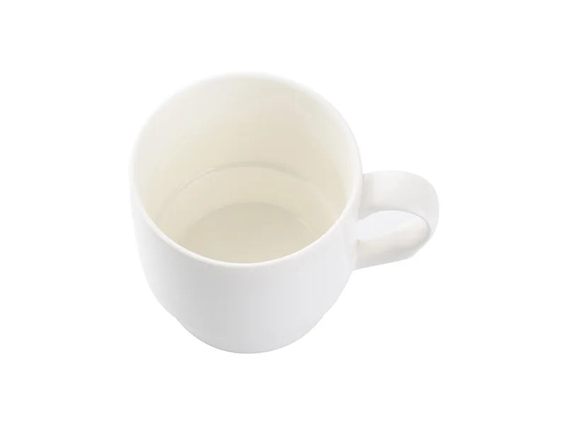 Sublimation 10oz Stackable Bone China Coffee Mug