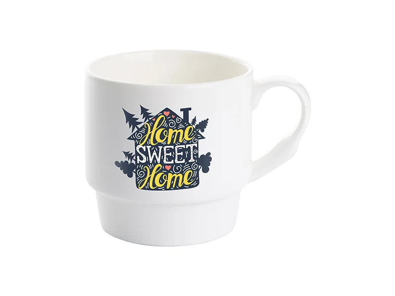 Sublimation 10oz Stackable Bone China Mug