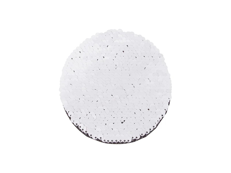 Sublimation φ10 Flip Sequins Adhesive (Round, Red W/ White)