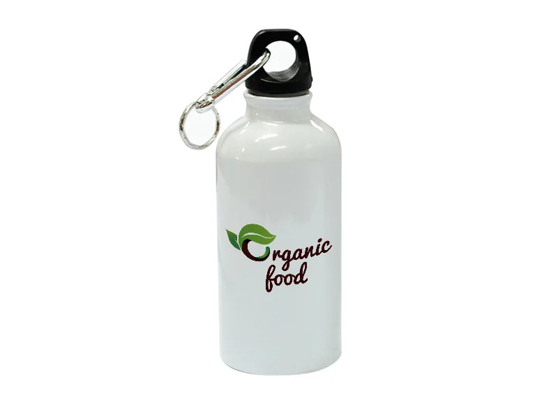 Sublimation 400ml Aluminium Water Bottle (White)