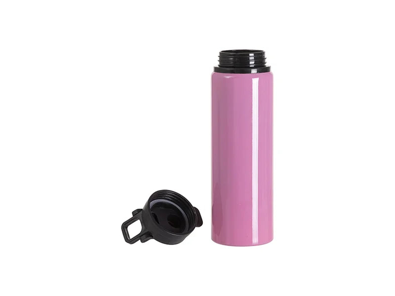 Sublimation Blanks 25oz/750ml Aluminum Water Bottle (Dark Pink)