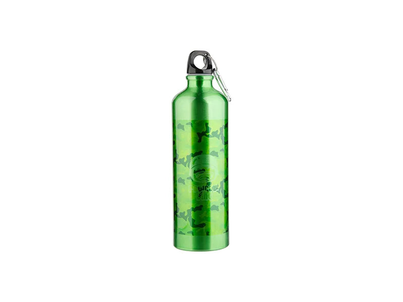 Sublimation 750ml Aluminum Water Bottle - Green