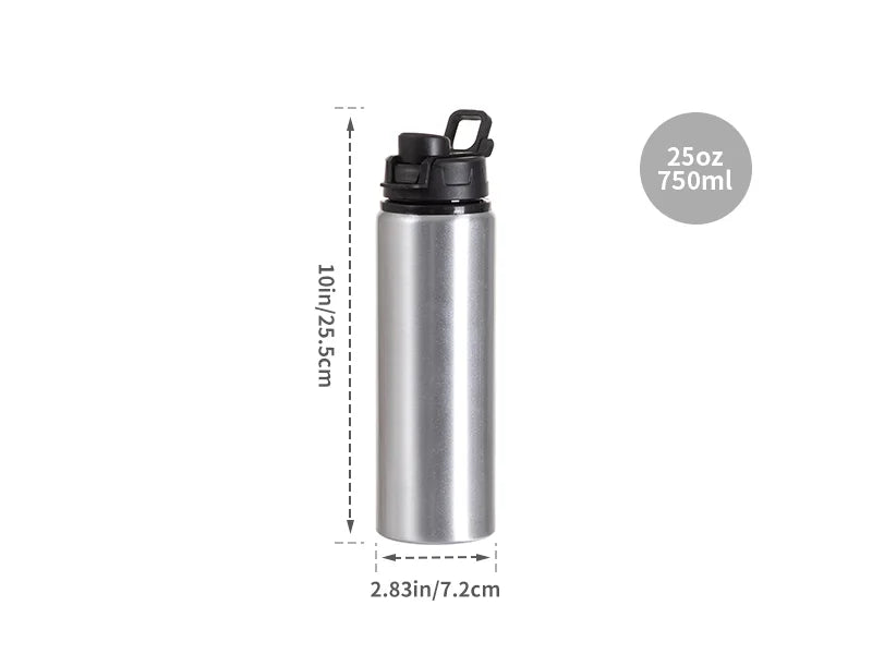 Sublimation Blanks 25oz/750ml Aluminum Water Bottle