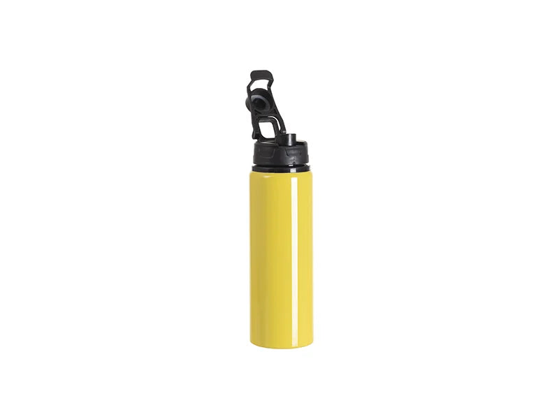 Sublimation Blanks 25oz/750ml Aluminum Water Bottle (Yellow)