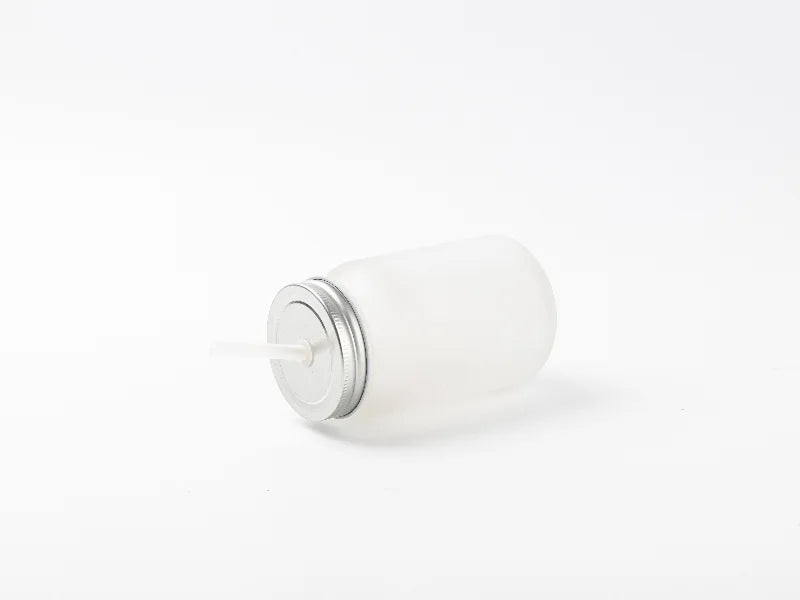 15oz/450ml Sublimation Blanks Mason Jar No Handle (Frosted)