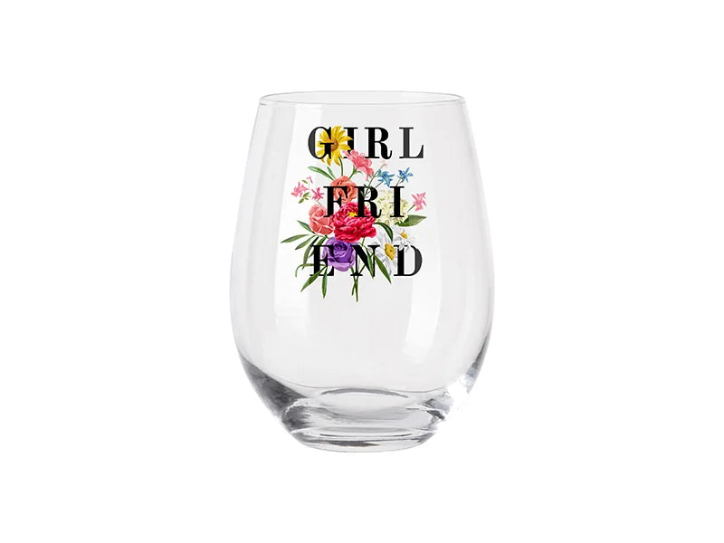 Sublimation Blanks 17oz/500ml Stemless Wine Glass(Clear)
