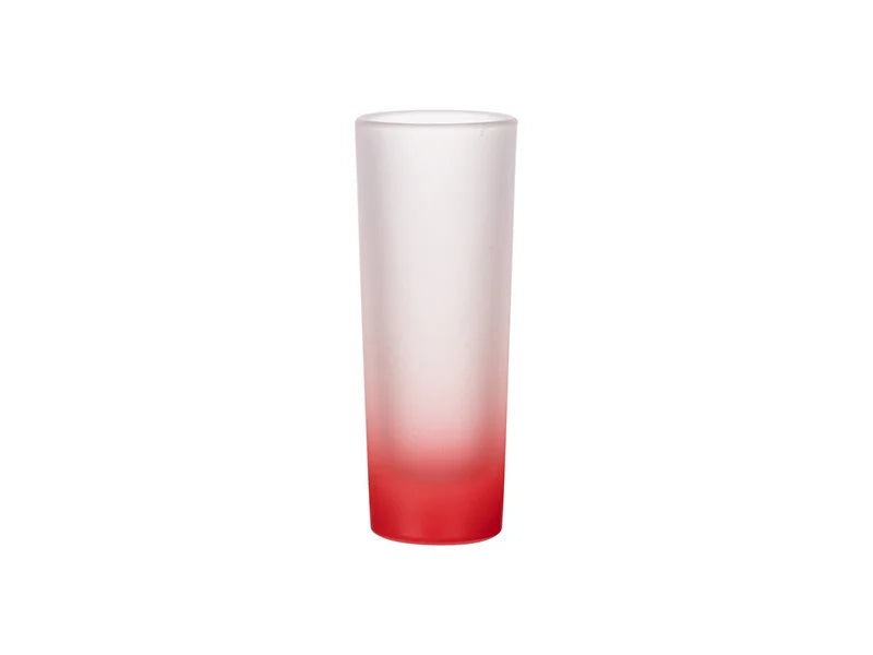 3oz Sublimation Shot Glass (Gradient Color Red)