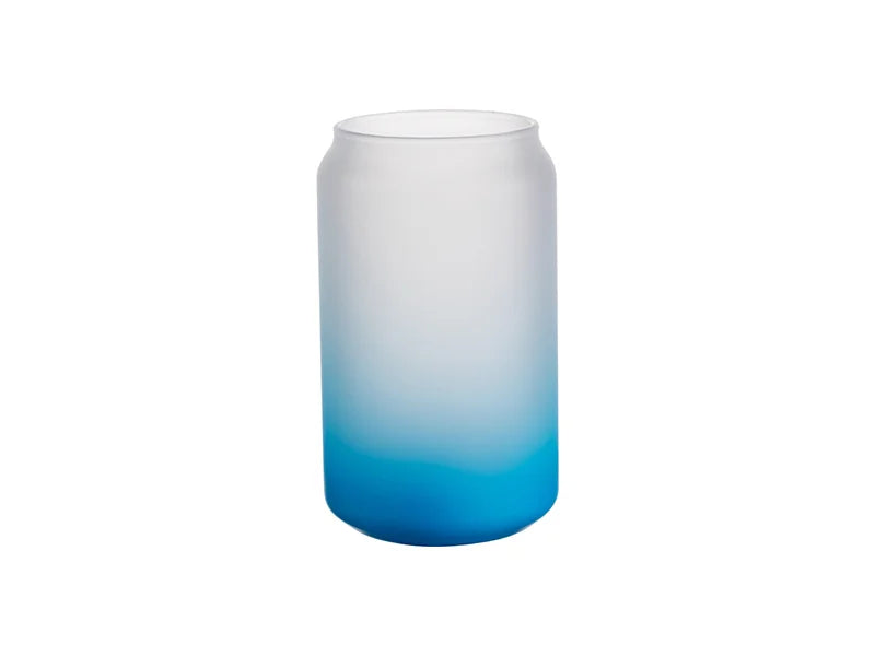 Sublimation 13oz/400ml Glass Mugs Gradient Light Blue