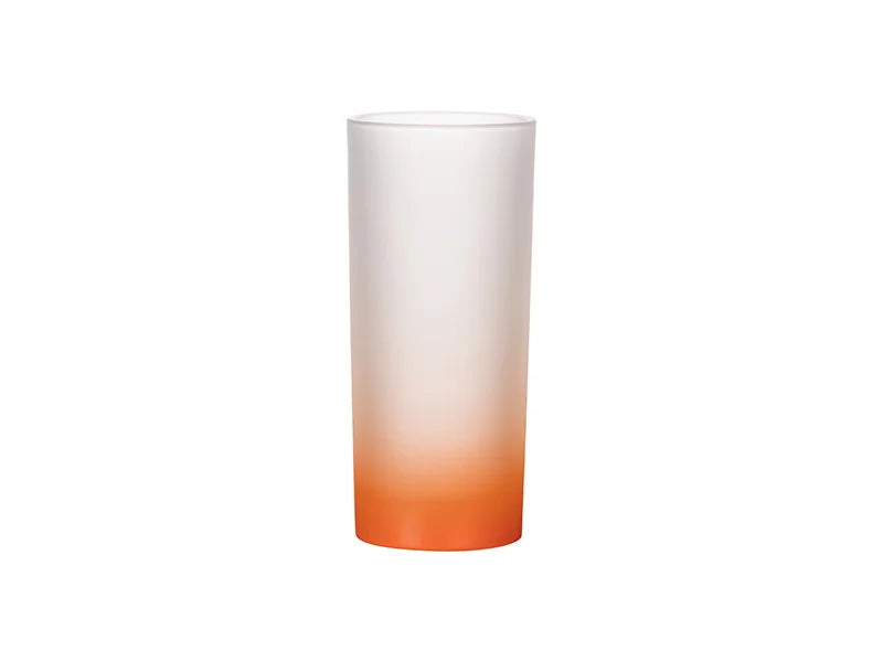 10oz Sublimation Glass Mug (Gradient Color Orange)