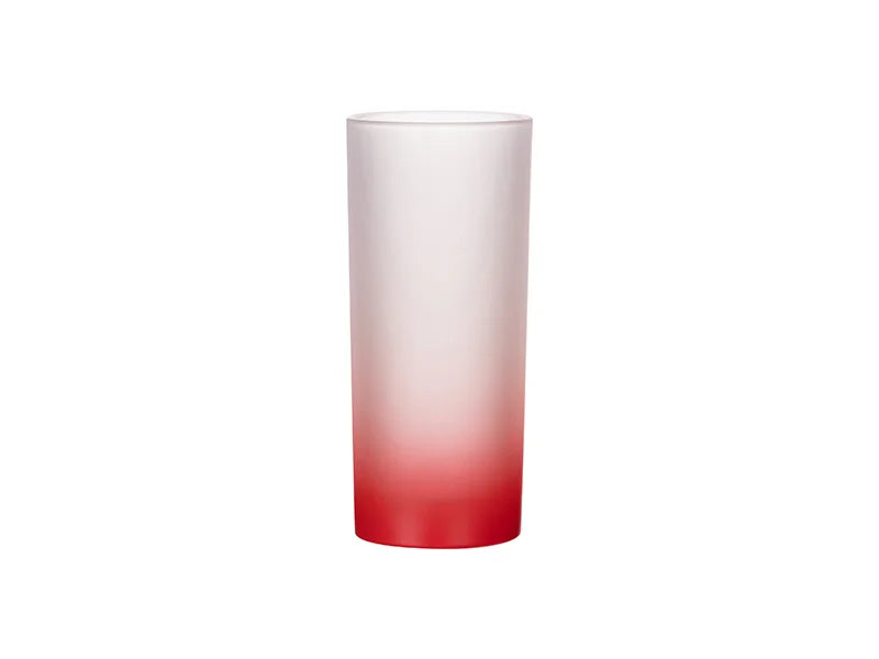 10oz Sublimation Glass Mug (Gradient Color Red)