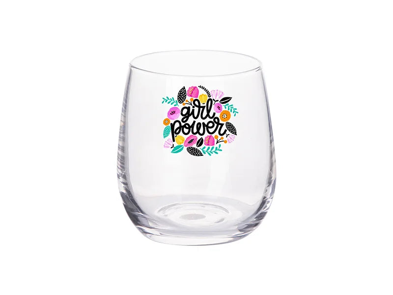 Sublimation 10oz/300ml Stemless Wine Glass (Clear)