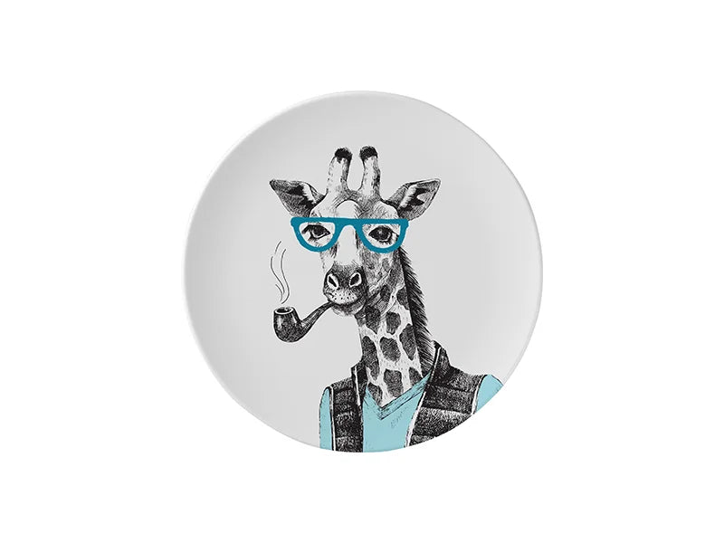 Sublimation 6 in. White Plastic Plate