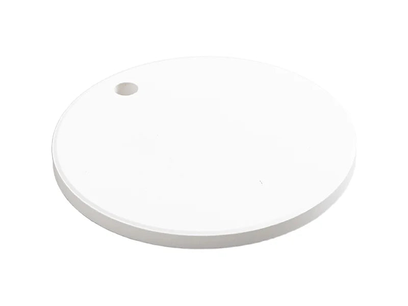 UV Bisque Ceramic Ornament (RND,φ7cm)