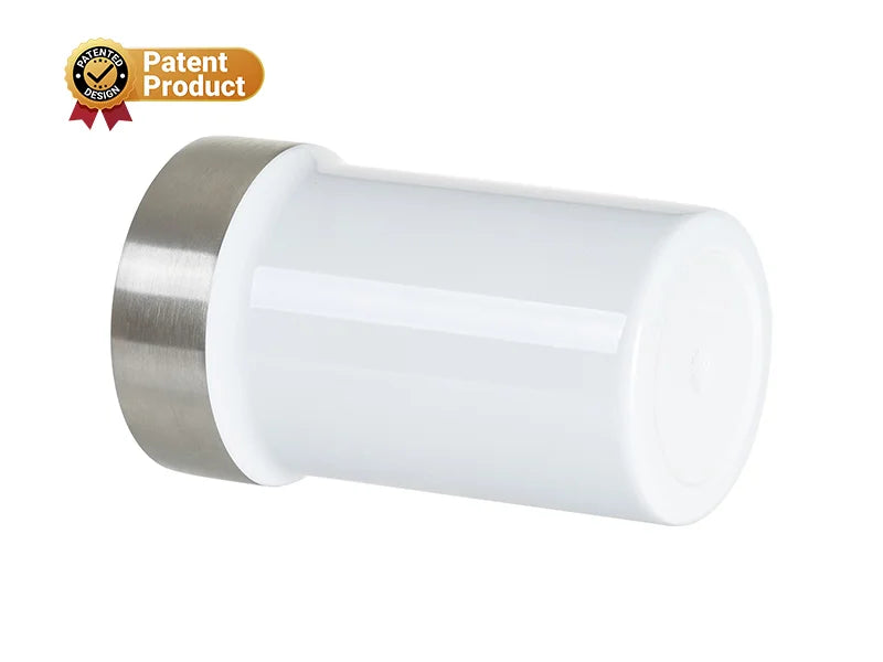 Sublimation Blanks 13oz/400ml Stainless Steel Travel Tumbler with Flip Lid (White)