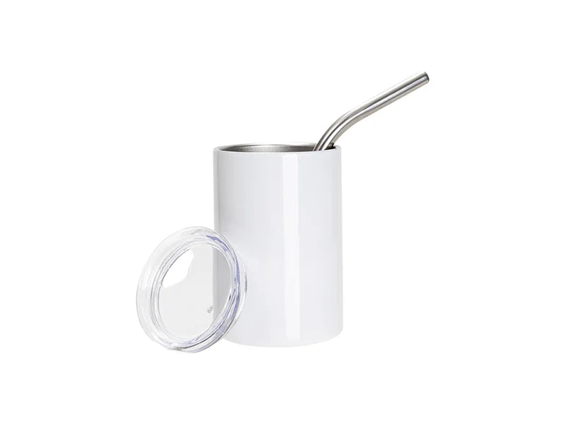 Sublimation Blank 3oz/100ml Mini Sub Double-wall Stainless Steel Straight Tumbler w/ Straw
