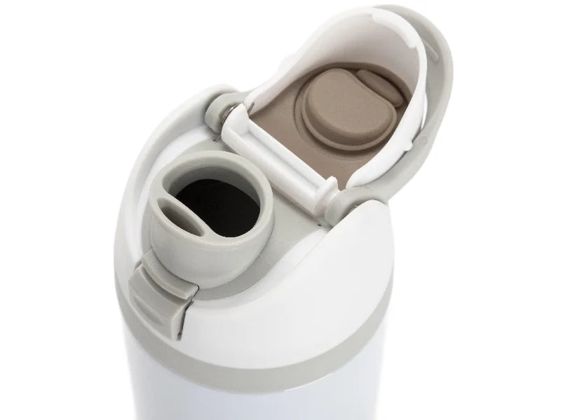 Sublimation 32oz/960ml Stainless Steel Water Bottle with Flip One Touch Portable Lid(Glossy Gray)