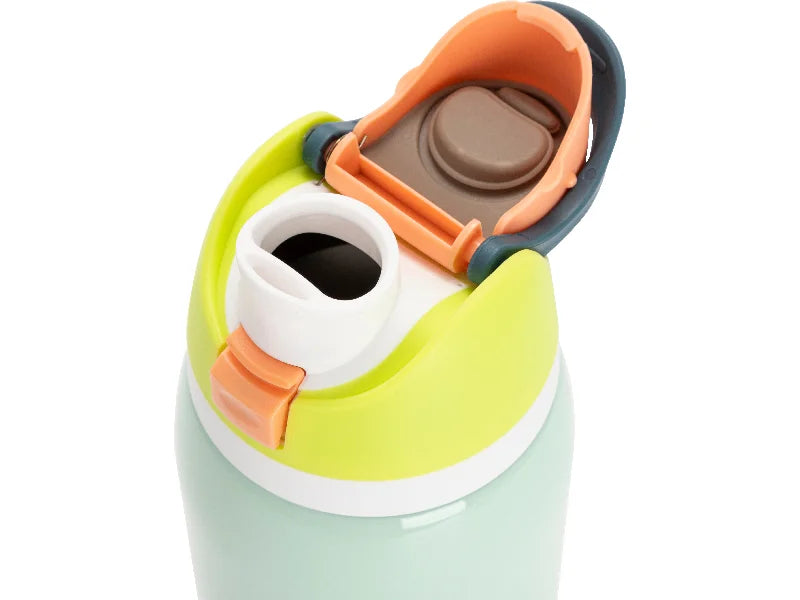 Sublimation 40oz/1200ml Stainless Steel Water Bottle with Flip One Touch Portable Lid (Glossy Light Green)