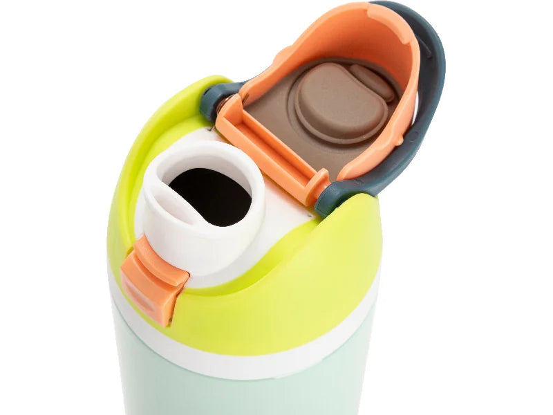 Sublimation 32oz/960ml Stainless Steel Water Bottle with Flip One Touch Portable Lid (Glossy Light Green)