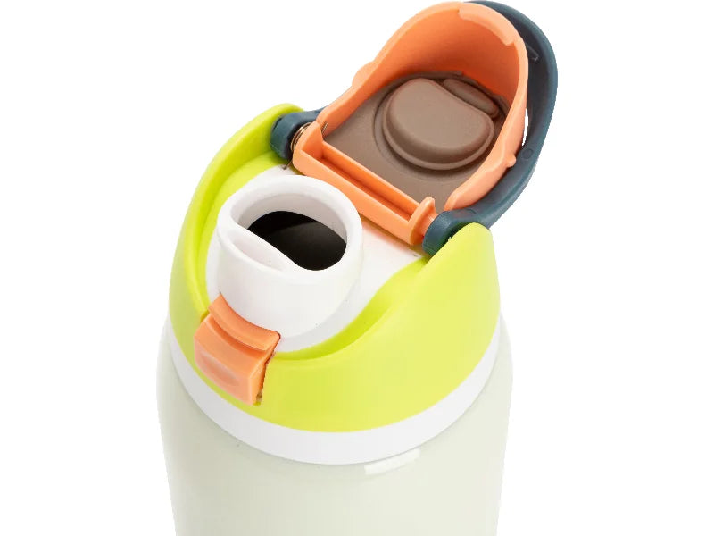 Sublimation 40oz/1200ml Stainless Steel Water Bottle with Flip One Touch Portable Lid (Glossy Yellow Green)