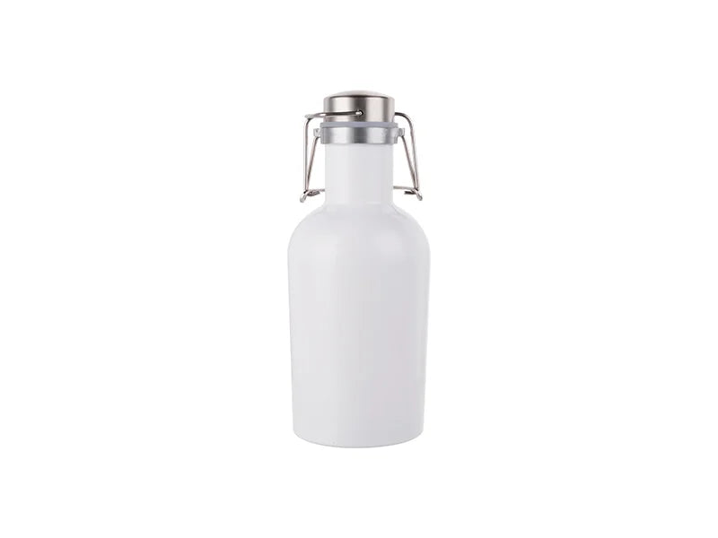 32oz/1000ml Sublimation Growler (White)