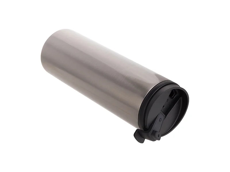 16oz/500ml Sublimation Stainless Steel Flask (Silver)