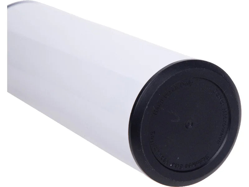 16oz/450ml Sublimation Smart Stainless Steel Flask w/ Temperature Display (White)