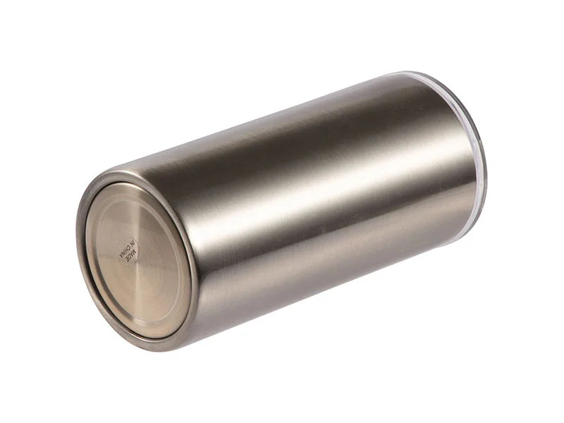 12oz/350ml Sublimation Skinny Stainless Steel Lowball Tumbler (Silver)