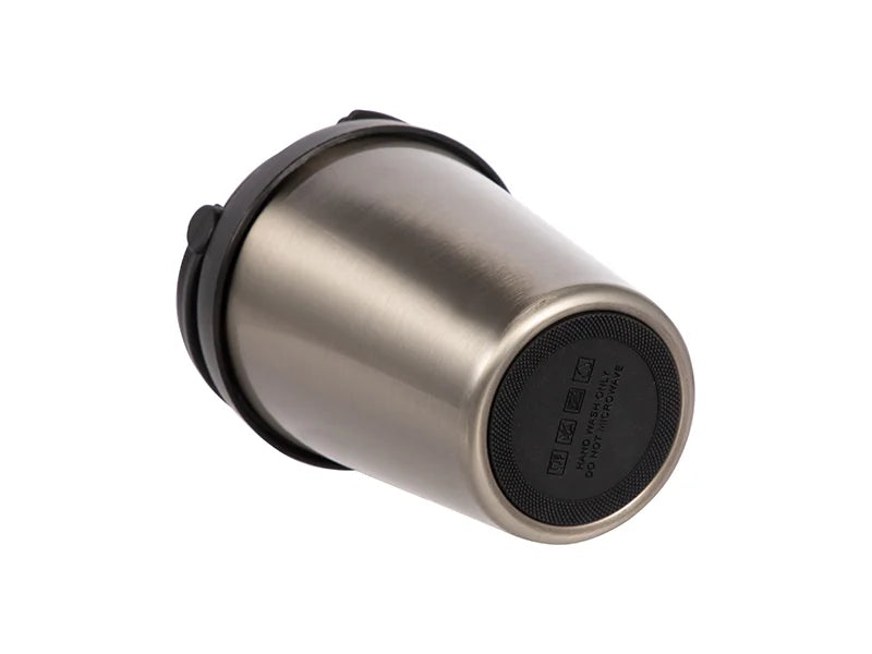 12oz/350ml Sublimation Stainless Steel Tumbler Coffee Mug (Silver)