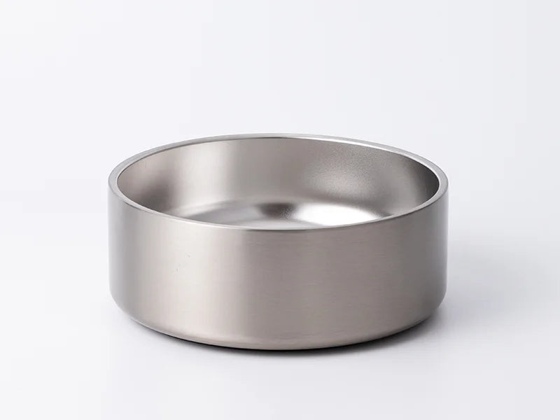 42oz/1250ml Sublimation Blank Stainless Steel Dog Bowl (Silver)