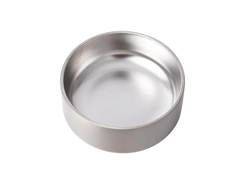 42oz/1250ml Sublimation Blank Stainless Steel Dog Bowl (Silver)