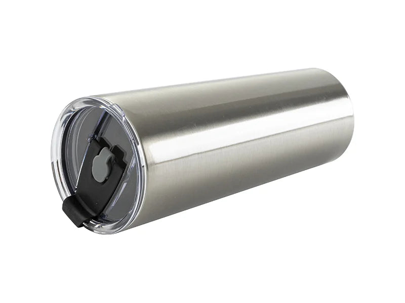 Sublimation Blanks 24oz/700ml White Stainless Steel Water Bottle(Silver)