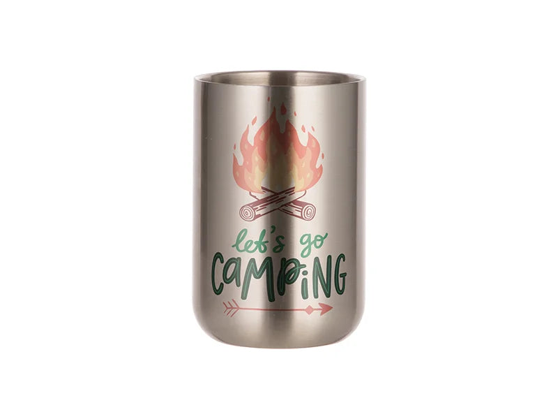 12oz/350ml Sublimation Stainless Steel U-Shaped Tumbler (Silver)