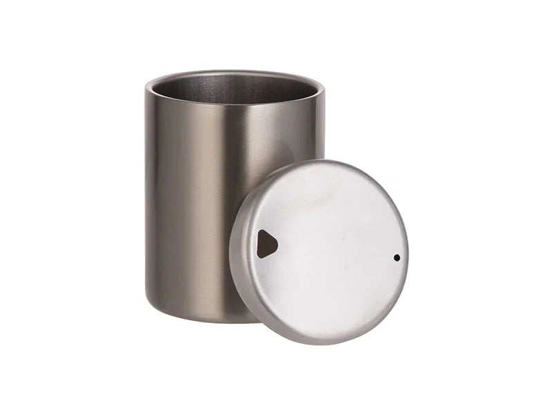 10oz/300ml Sublimation Stainless Steel Lowball Glass (Silver)