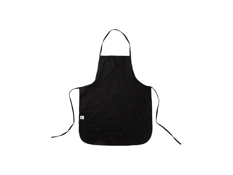 Sublimation Blanks Black Adult Apron w/ White Pocket (75*60cm)