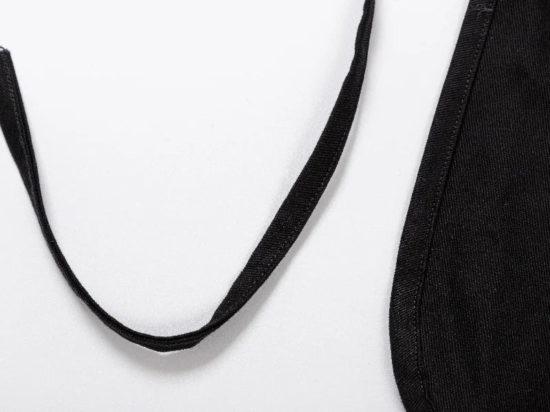 Sublimation Blanks Black Adult Apron w/ White Pocket (75*60cm)