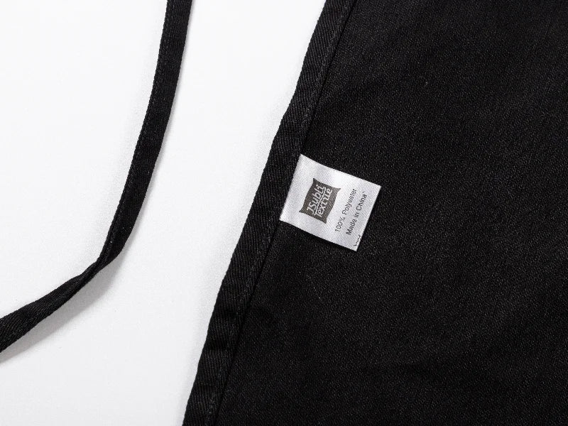 Sublimation Blanks Black Adult Apron w/ White Pocket (75*60cm)