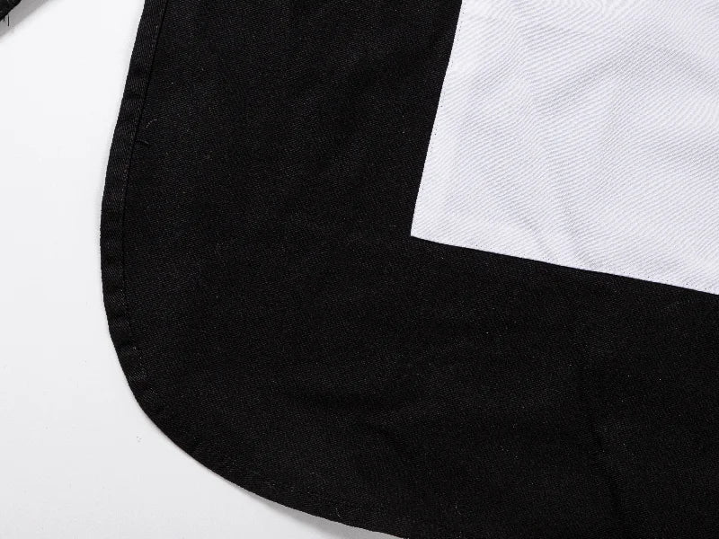 Sublimation Blanks Black Adult Apron w/ White Pocket (75*60cm)