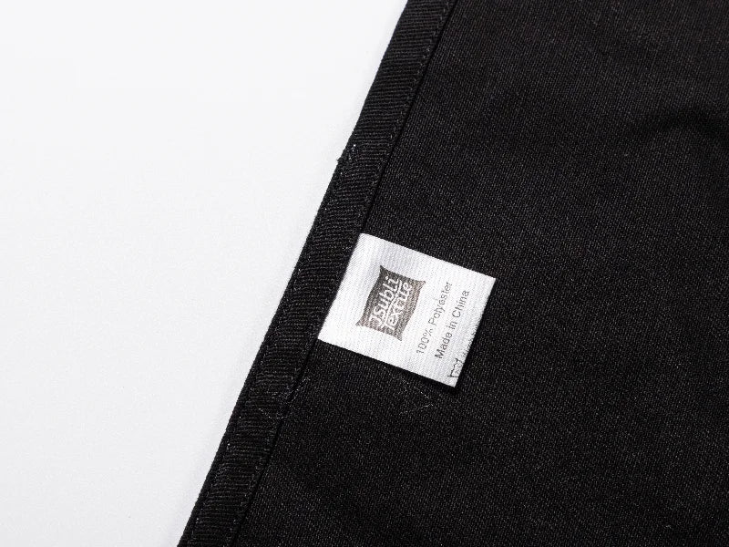 Sublimation Blanks Black Adult Apron w/ 3 White Pockets (60*29cm)