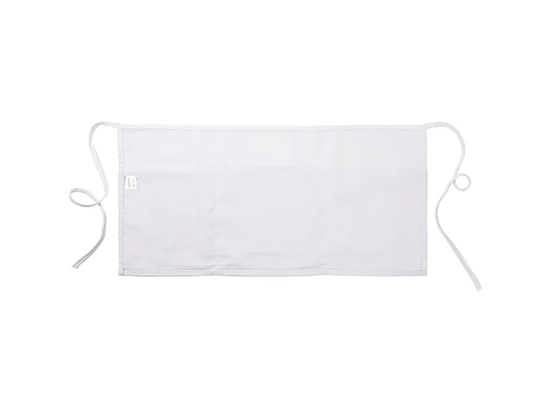 Sublimation Blanks White Adult Apron w/ 3 White Pockets (60*29cm)