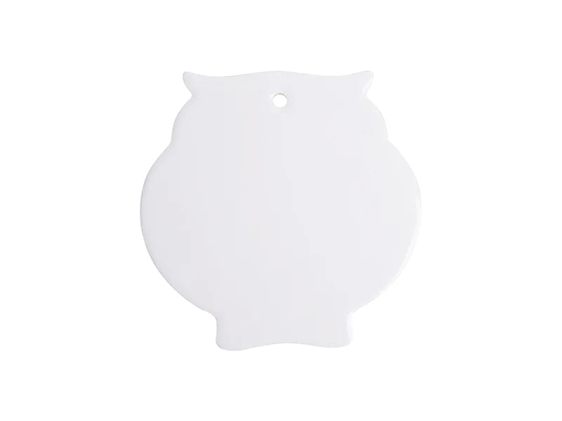 Sublimation Shaped Ceramic Coaster w/ Cork