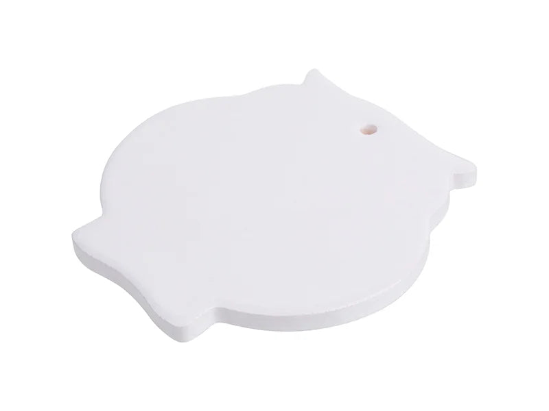 Sublimation Shaped Ceramic Coaster w/ Cork