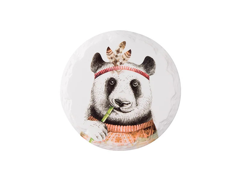 Sublimation Round Ceramic Mug Coaster w/ Cork