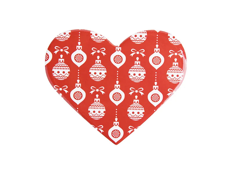 Sublimation Heart Ceramic Coaster w/ Cork