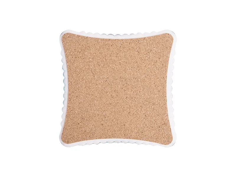 Sublimation Square Stamp Ceramic Coaster w/ Cork