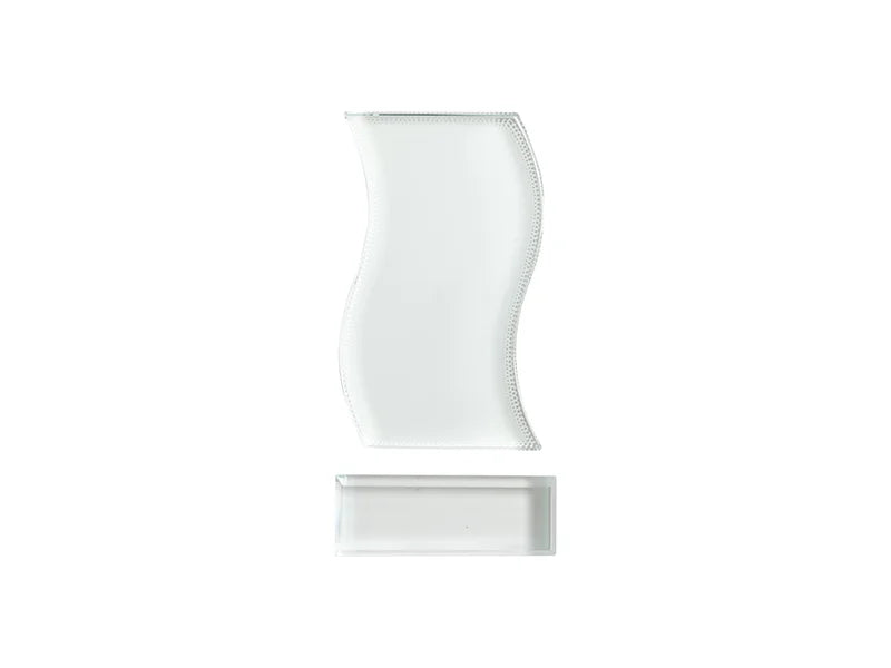 Sublimation Blanks Crystal(S-Shape, 10.8**17.8*1.9cm)