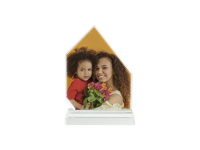 Sublimation Blanks Crystal(Pentagon Screen,11.5*15*1.5cm)