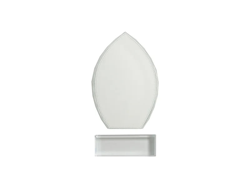 Sublimation Blanks Crystal(Peach Leaves,13*19*1.5cm)